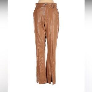 Abercrombie faux leather pants size 2